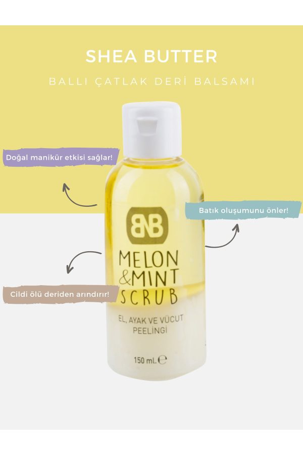 Melon & Mint Scrub Kavun Ve Nane Likit Peeling 150 ml