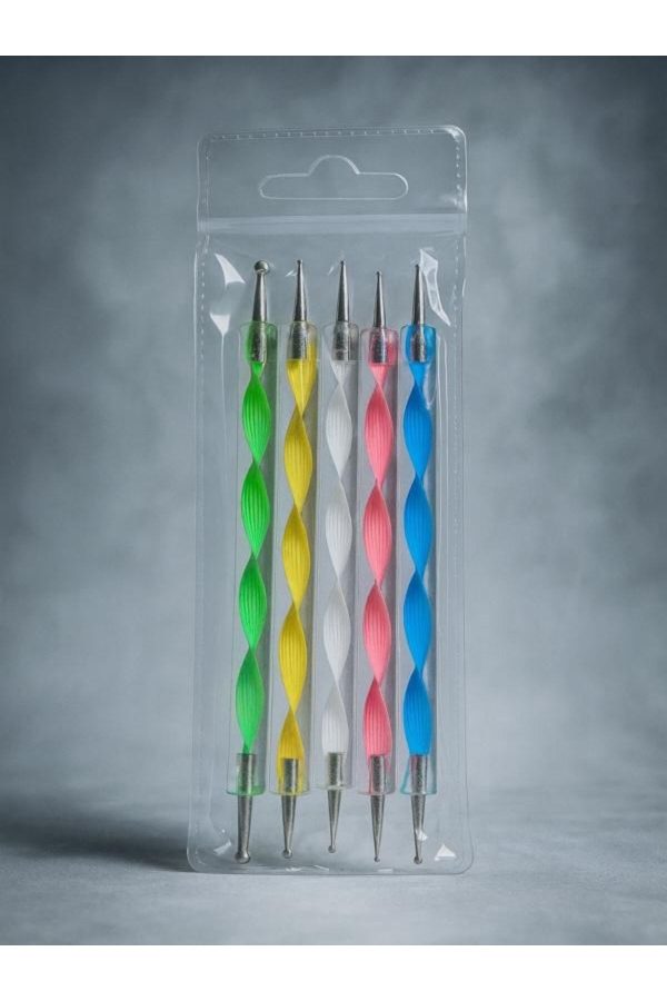 Jel Tırnak Resim Nail Art Tırnak Süsleme Dot Kalemi 10 Uç